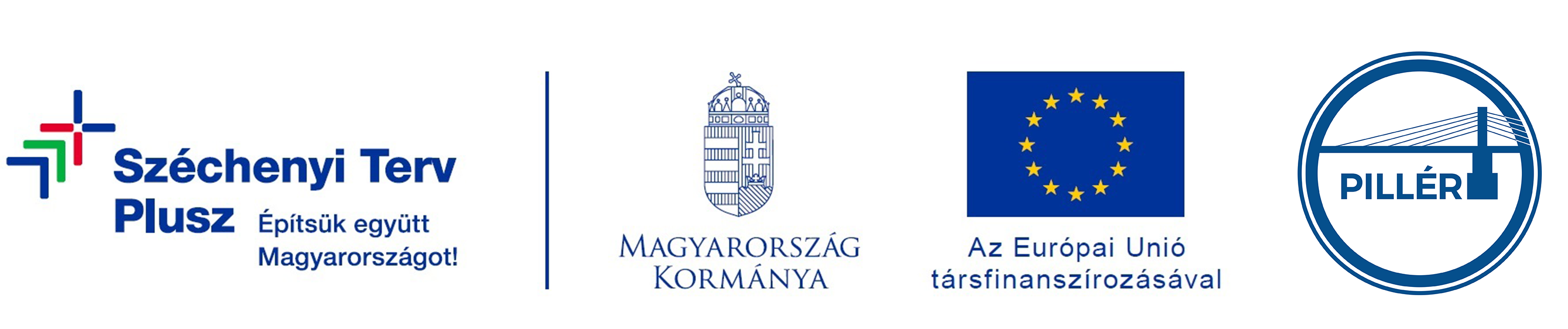 Széchenyi Terv Plusz, Magyarország Kormánya, Európai Unió és Pillér 1 logósor
